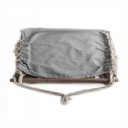 Függőszék állvány nélkül Lindo fehér-szürke