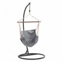 Függőszék állvány nélkül Lindo fehér-szürke