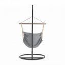 Függőszék állvány nélkül Lindo fehér-szürke