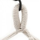 Függőszék állvány nélkül Lindo fehér-szürke