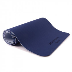 Jógaszőnyeg pánttal Trendy Yogamat Eco-Line 180x60x0,6 cm kék