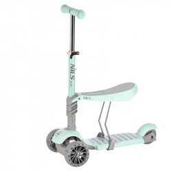 Roller háromkerekű Nils HLB808 menta zöld Sportszer NILS