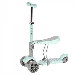 Roller háromkerekű Nils HLB808 menta zöld Sportszer NILS