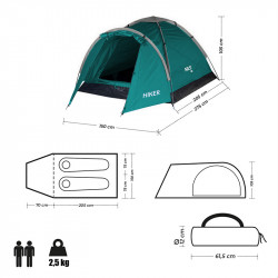 Sátor Nils NC6010 zöld