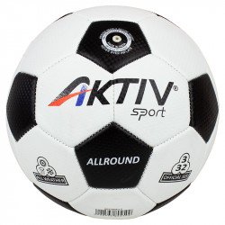 Futball labda Aktivsport ALLROUND fehér-fekete méret: 3 Gyereknap Aktivsport