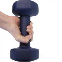 Szépséghibás súlyzó neoprén Aktivsport 4 kg kék