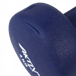 Szépséghibás súlyzó neoprén Aktivsport 4 kg kék