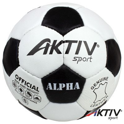 Futball labda Aktivsport Alpha bőr méret: 5