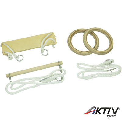 Tornakészlet (hinta, nyújtó, felnőtt gyűrűkarika)  II.