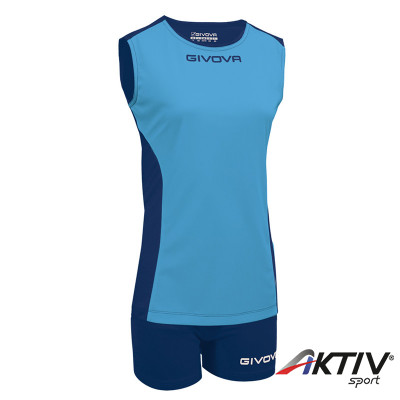 Röplabda mez szett női Givova Piper Ladies égkék-tengerkék