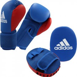 Bokszkesztyű pontütő szett Adidas Jr Kit 2 6 oz kék Sportszer Adidas