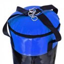 Boxzsák Saman Colours műbőr 120x40 cm fekete-kék