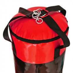 Boxzsák Saman Colours műbőr 120x40 cm fekete-piros