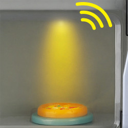 Mikrohullámú sütő fénnyel, hanggal