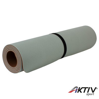 Jóga matrac 173x61x0,6 cm TPE szürke