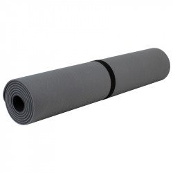 Jóga matrac 173x61x0,6 cm TPE sötét szürke Fitness Aktivsport