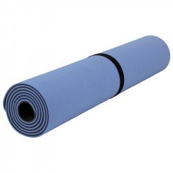 Jóga matrac 173x61x0,6 cm TPE világos kék Fitness Aktivsport