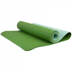 Jóga matrac 173x61x0,6 cm TPE sötét zöld
