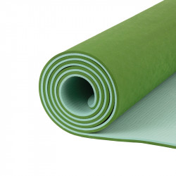 Jóga matrac 173x61x0,6 cm TPE sötét zöld