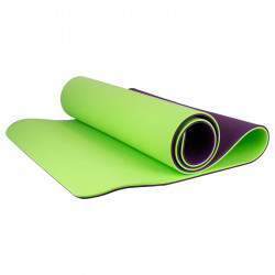 Jóga matrac 173x61x0,6 cm TPE világos zöld