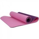Jóga matrac 173x61x0,6 cm TPE rózsaszín