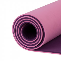 Jóga matrac 173x61x0,6 cm TPE rózsaszín