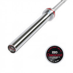 Olimpiai rúd Diamond Pro 220 cm 50 mm