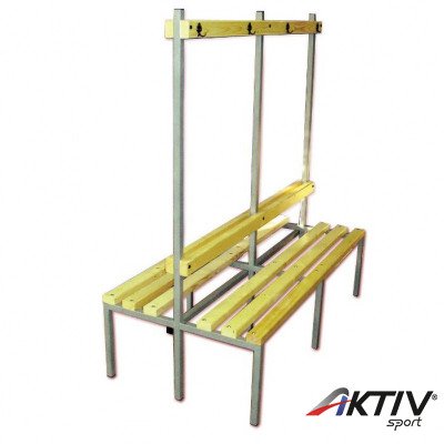 Szépséghibás öltözőpad Aktivsport kétoldalas 2 m