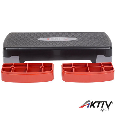 Step pad HMS AS003 67x27 cm fekete-piros