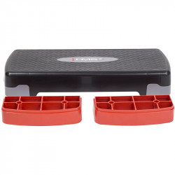 Step pad HMS AS003 67x27 cm fekete-piros Fitness HMS