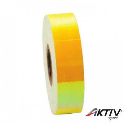Dekorációs szalag tornakarikára Amaya 14 m fluoreszkáló kaméleon sárga