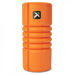 Masszázshenger TriggerPoint Grid Travel Foam Roller utazáshoz 25x10cm narancs
