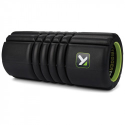 Masszázshenger TriggerPoint Grid Travel Foam Roller utazáshoz 25x10cm fekete Fitness TriggerPoint