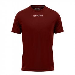 Futball mez Givova One burgundivörös Labdarúgó mezek Givova