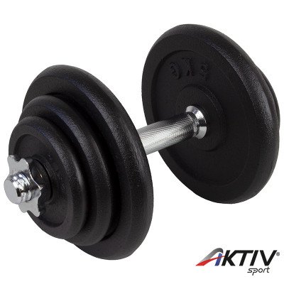 Súlyzó készlet Aktivsport 20 kg 1 rudas