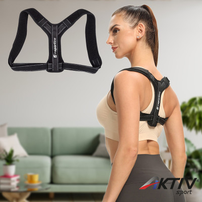 Testtartásjavító inSPORTline Postfort fekete