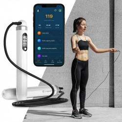 Okos ugrálókötél inSPORTline Jumpsmart fekete
