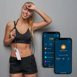 Okos ugrálókötél inSPORTline Jumpsmart fekete