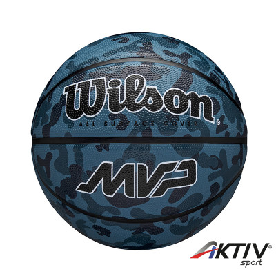 Kosárlabda Wilson MVP Camo gumi 6-os méret kék