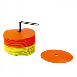 Korong alakú padlójelölő szett csúszásmentes 15 cm 24 db Sportszer Tremblay