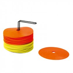Korong alakú padlójelölő szett csúszásmentes 15 cm 24 db Sportszer Tremblay