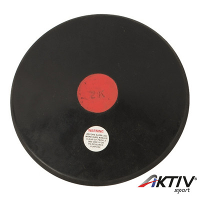 Diszkosz gumi 1,75 kg fekete