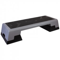 Step pad Aktivsport Pro 98x38x15 cm szürke-fekete