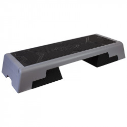 Step pad Aktivsport Pro 98x38x15 cm szürke-fekete
