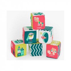 Puha textil építőkockák Temp Sky