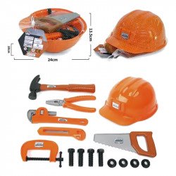 Színes szerszámkészlet sisakkal Temp