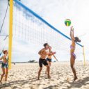 Röplabda és tollaslabda szett