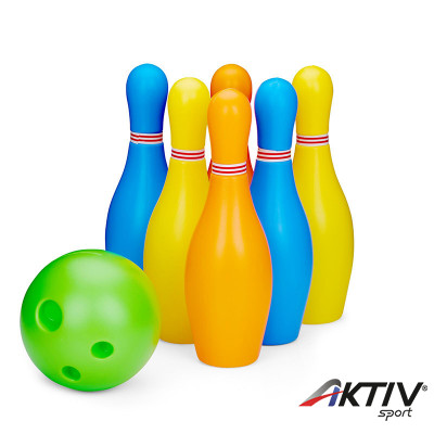 Bowling készlet műanyag 19,5 cm