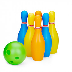 Bowling készlet műanyag 19,5 cm Gyereknap Eddy Toys