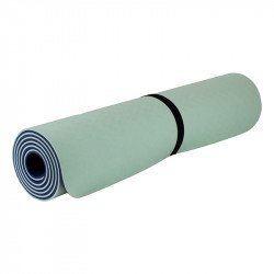 Jóga matrac 173x61x0,6 cm TPE pasztell zöld Fitness Aktivsport